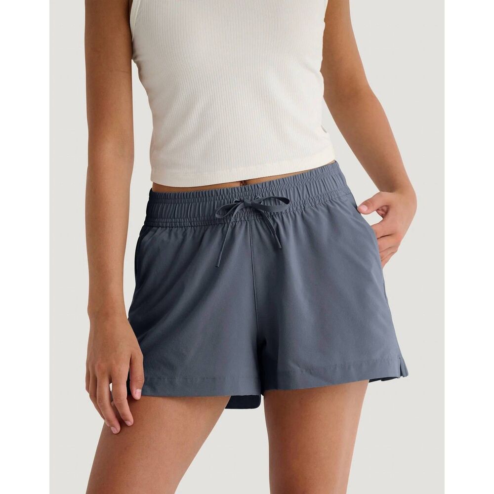 Free Fly Driftlight Short Women's XXL Gray Storm Cloud Pull On Lightweight Hike